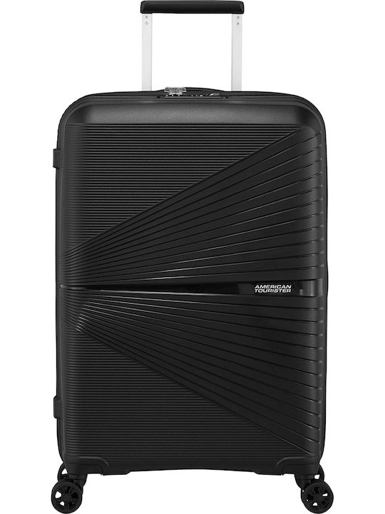 American Tourister Airconic Spinner 67/24 Medium Hard Suitcase Suitcase Onyx Black with 4 Wheels Height 67cm
