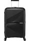 American Tourister Airconic Spinner 67/24 Medium Hard Suitcase Suitcase Onyx Black with 4 Wheels Height 67cm