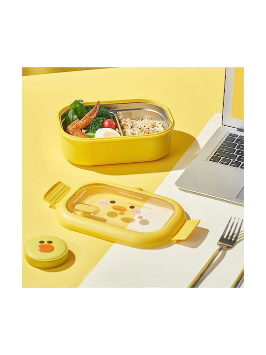 Inox Lunch Box Φαγητοδοχείο Yellow 930ml