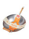 Dexam School Wok από Ανθρακούχο Χάλυβα 36cm