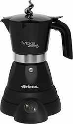 Ariete Moka Cafetieră Electrică Pentru Plită Espresso 6 Căni Argintie Ariete Moka Cafetieră Electrică Pentru Plită Espresso 6 Căni Argintie