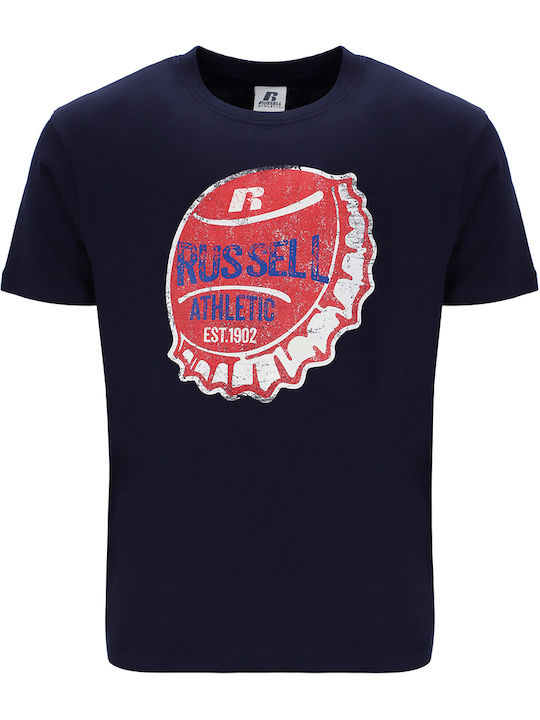 Russell Athletic T-shirt Bărbătesc cu Mânecă Scurtă dark blue