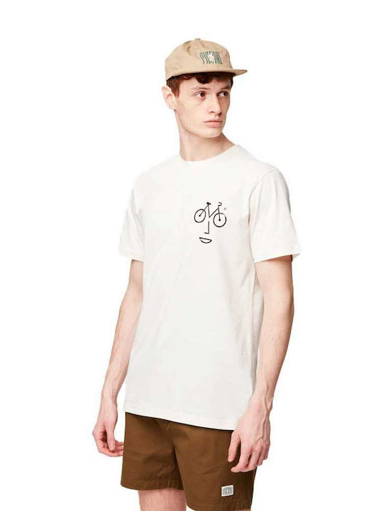 Picture Organic Clothing Мъжко Тениска с Къс Ръкав Бял