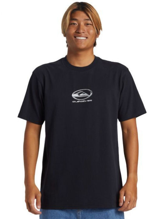 Quiksilver T-shirt Bărbătesc cu Mânecă Scurtă Black