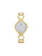 Go Girl Only Women's Watch Battery with Gold Metal Strap