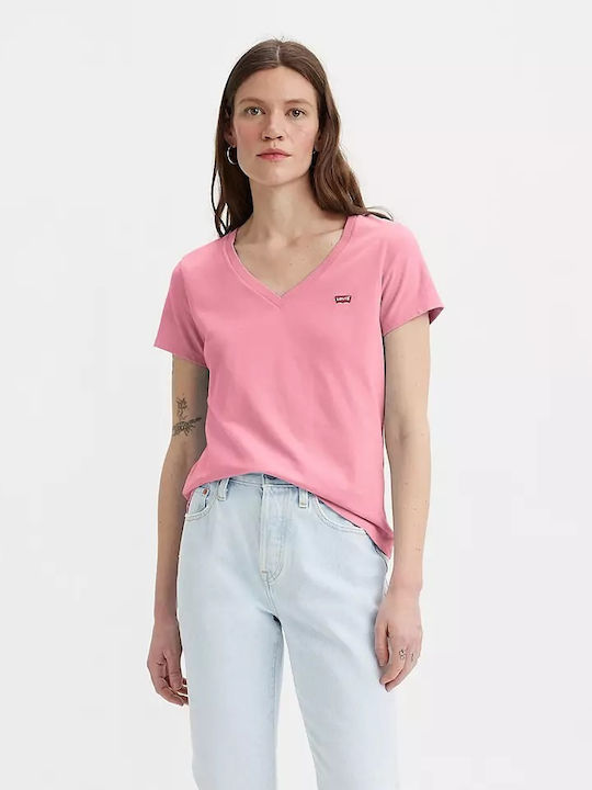 Levi's Bluza de Damă din Bumbac Pink