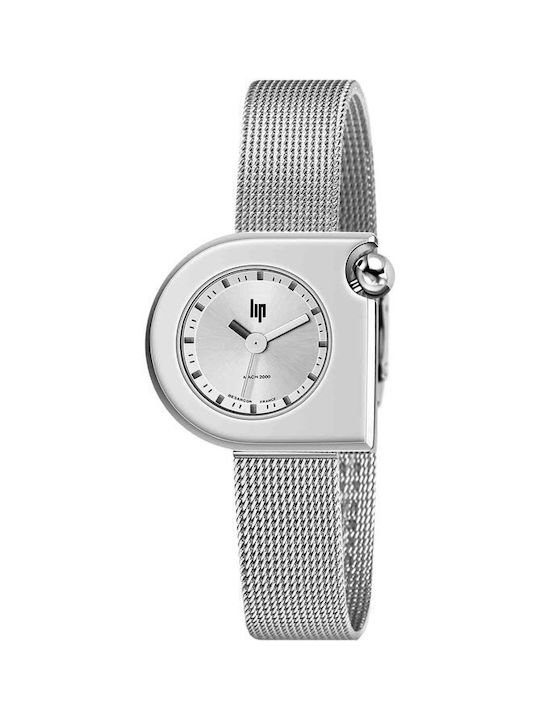 Lip Watches Uhr mit Silber Metallarmband