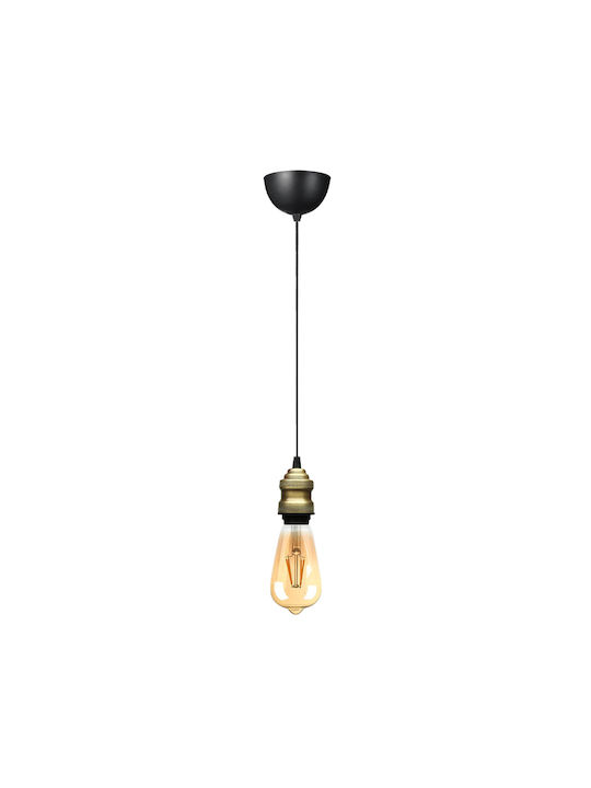 Megapap Pendant Light Single-Light for Socket E27 Bronze