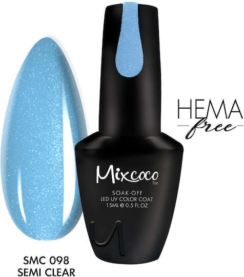 Mixcoco Хибриден Лак за Нокти 098 с Glitter 15мл 1бр
