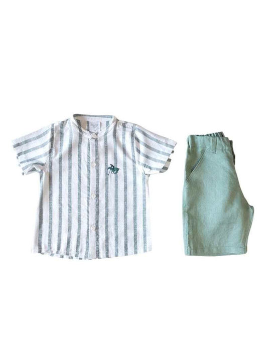 Sweet Baby Kinder Set mit Shorts Sommer 2Stück olive oil