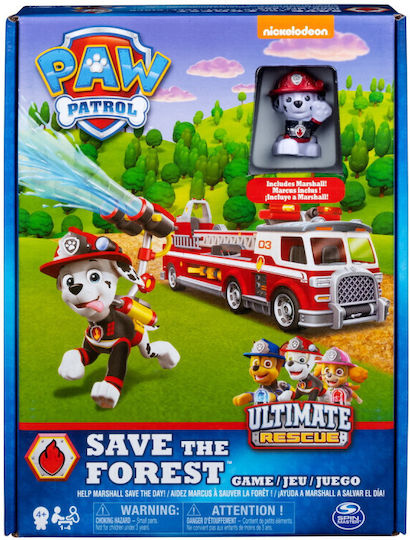 Joc de Societate Paw Patrol: Save the Forest pentru 1-4 Jucători 4+ Ani (EN) Spin Master