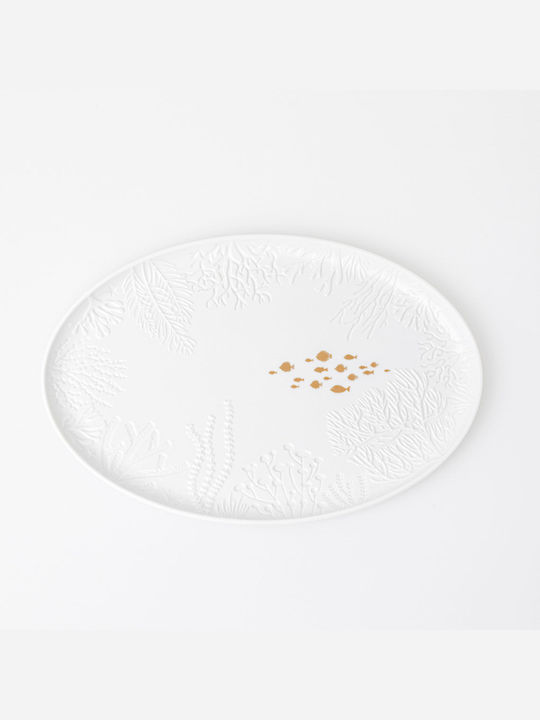 Raeder Servierplatte Oval aus Porzellan Weiß 36.5x24.5cm 1Stück