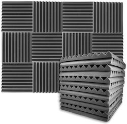 NN Sound Absorbing Panel (12pcs) 50cm x 50cm x 50mm in Gray Color