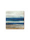 Creative Tops Premium Coasters Rund Untersetzer Hölzernes Blau 6Stück