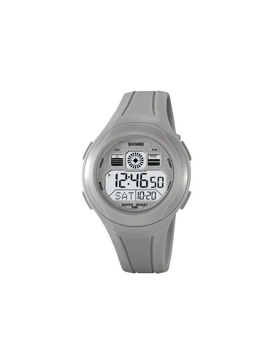 Skmei Digital Uhr Chronograph Batterie in Gray Farbe