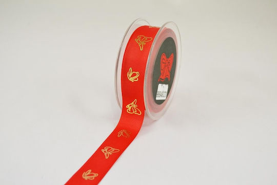LiebeQueen Gro Panglică Monocromie Roșu 9metri cu lățime 23mm
