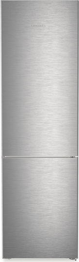 Liebherr Ψυγειοκαταψύκτης 371lt NoFrost Υ201.5xΠ59.7xΒ67.5εκ. Inox Plus