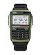 Skmei Digital Men's Watch 50mm Chronograph Battery with Green Rubber Strap