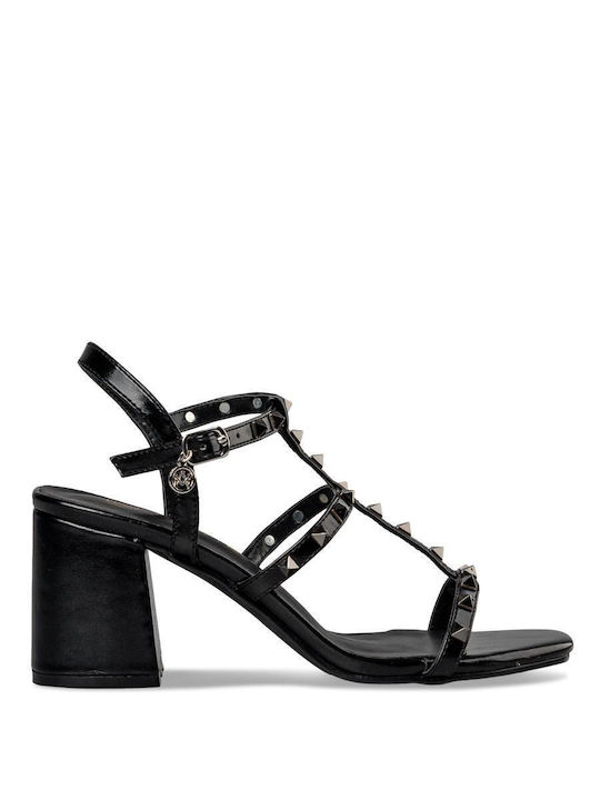 Envie Shoes Damen Sandalen in Schwarz Farbe