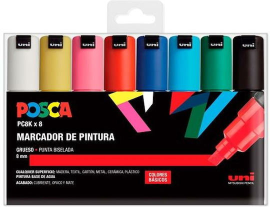 Posca Markers Colorful 8pcs