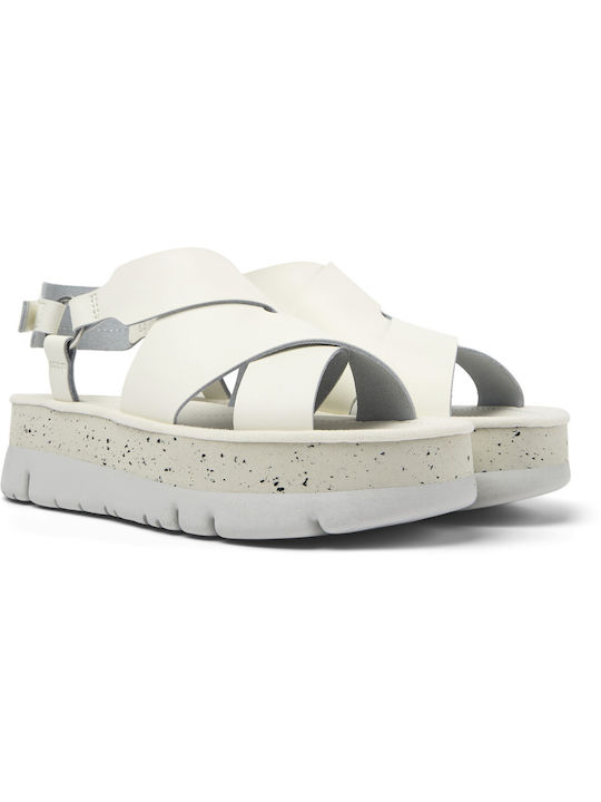 Camper Leather Women's Sandals White