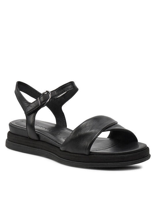 Tamaris Damen Flache Sandalen in Schwarz Farbe ...