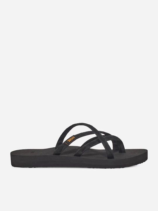 Teva Olowahu Women's Flat Sandals Sporty Black