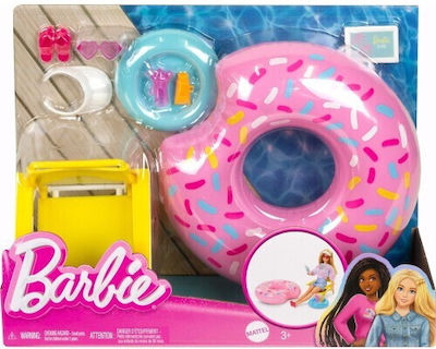 Barbie Doll Set Summer Furniture - Inflatable Donuts