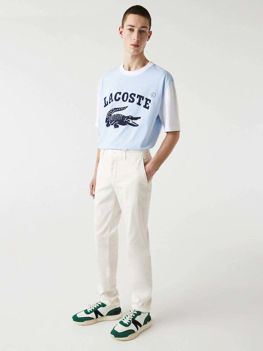 Lacoste Панталон Чино Еластичен Бежов