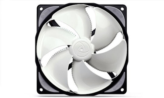 Noiseblocker ELoop B12-PS Case Fans 120mm 1500rpm Without LEDs Connection 4-Pin PWM White
