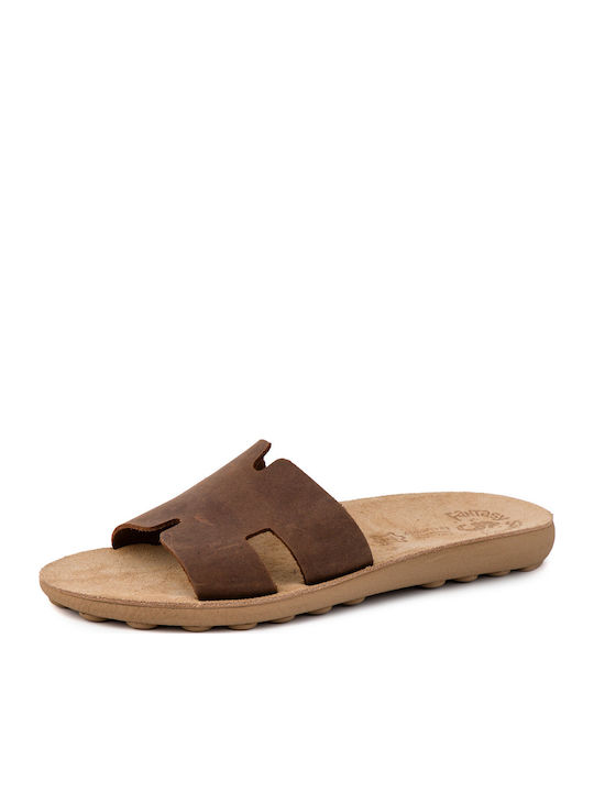 Fantasy Sandals Violeta Δερμάτινα Γυναικεία Ανα...