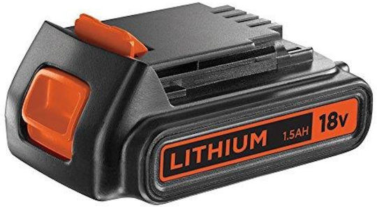 Black & Decker Батерия за Инструменти Литиеви 18V с Капацитет 1.5Ах