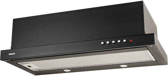 Akpo WK-7 Light 60 Sliding Vent Hood 60cm Black