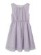 Children's Dress Sleeveless Tulle Purple