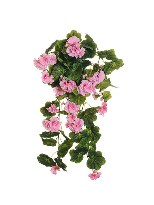 Evergreens Κρεμαστό Τεχνητό Φυτό Ροζ 62cm