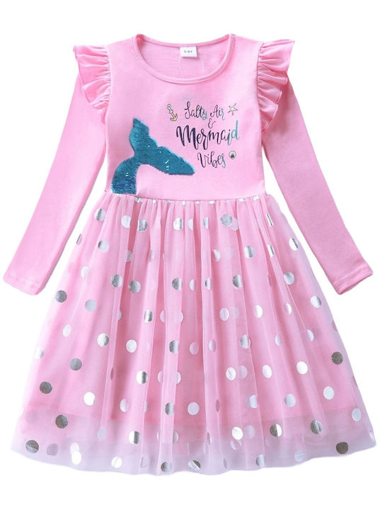 Vikita Kids Dress Pink