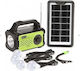 Sistem De Iluminat Solar GD LITE 8076 Cu 4 Becuri Radio Și Încărcător USB