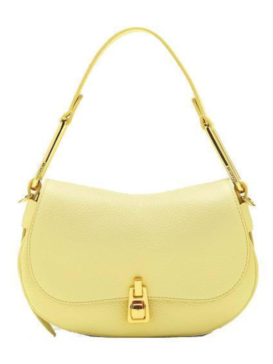 Coccinelle Leather Women's Bag Shoulder Yellow