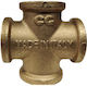 Bugatti Female Cross Fitting Brass 1/2" 2303