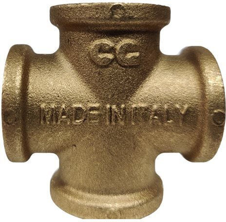 Bugatti Female Cross Fitting Brass 1/2" 2303