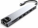 Inca ITPC-7T USB-C Docking Station με HDMI 4K PD Ethernet Ασημί