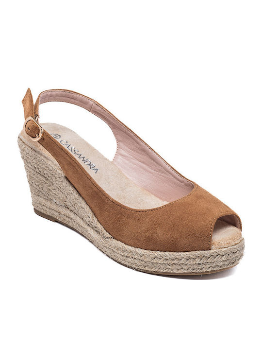 Platforme dama Tabac maro