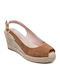 Platforme dama Tabac maro