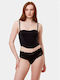 High-waisted Women's Slip Black