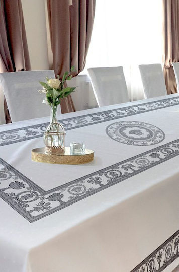 Makis Tselios Home Τραπεζομάντηλο Silver 160x220εκ.