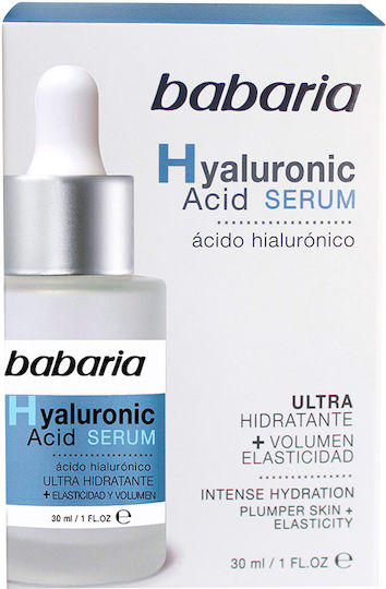 Babaria Solar Hyaluronic Acid Αντιγηραντικό Serum Προσώπου SPF50 με Υαλουρονικό Οξύ 30ml