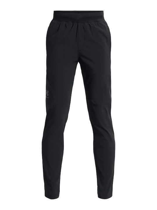 Under Armour Παιδικό Παντελόνι Φόρμας Μαύρο Tap...