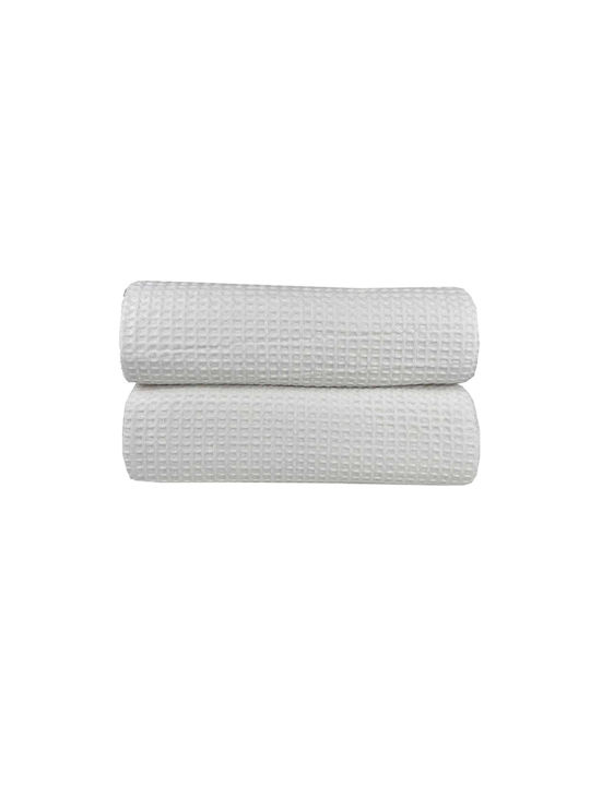 Sidirela Pique Single Blanket 165x245cm White