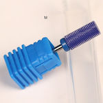 ALX Cosmetics Nail Drill Ceramic Bit with Barrel Head Blue