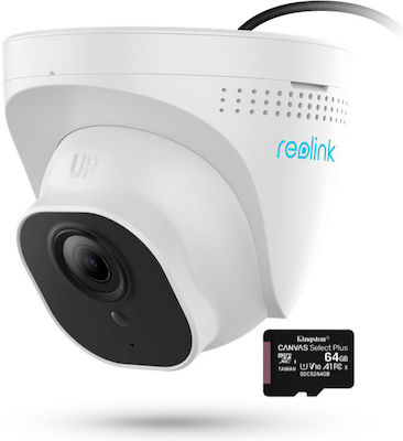 Reolink RLC-520A IP Κάμερα Παρακολούθησης 5MP Full HD+ Αδιάβροχη με Μικρόφωνο και Φακό 4mm (Κάρτα MicroSD 64GB)